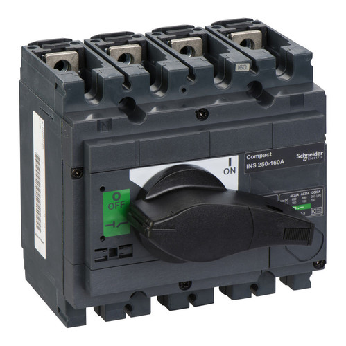 Рубильник Schneider Electric Interpact INS 250А 4P, фронтальное исполнение