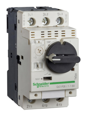 Силовой автомат для защиты двигателя Schneider Electric TeSys GV2 14А 3P, термомагнитный расцепитель