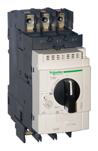 Силовой автомат для защиты двигателя Schneider Electric TeSys GV3 25А 3P, термомагнитный расцепитель