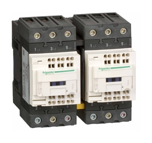 Реверсивный контактор Schneider Electric TeSys LC2D EVERLINK 3P 50А 440/110В AC 22кВт