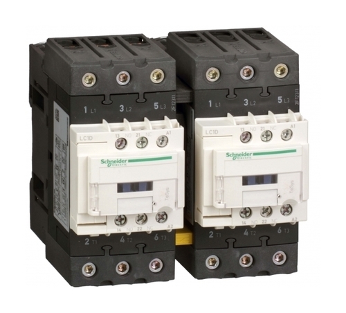 Реверсивный контактор Schneider Electric TeSys LC2D EVERLINK 3P 50А 440/24В DC 22кВт