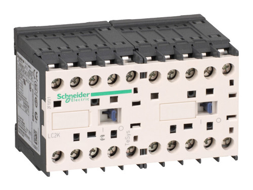 Реверсивный контактор Schneider Electric TeSys LC2K 3P 6А 400/24В AC 2.2кВт