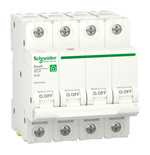 Автоматический выключатель Schneider Electric Resi9 4P 40А (B) 6кА, R9F02440