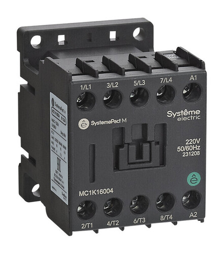 Systeme Electric Контактор MC1K 4P(4НО) 6A AC36V 50/60Hz