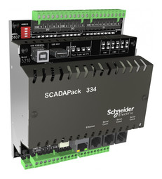 SCADAPack 334 RTU,4 потока/GT,IEC61131,24В,реле